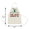 High Quality Thick Canvas Aprons with 2 Big Pockets Heavy Duty Chef Aprons for Men/Women