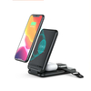 Wireless Charger Foldable 3 in 1 Wireless Charging Station for Apple iPhone, Airpods 15W Fast Dual Wireless Charge Stand