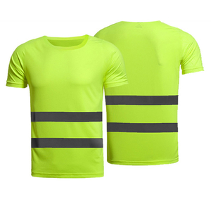 Hi Vis T Shirt ANSI Class 3 Reflective Safety Lime Short Sleeve HIGH Visibility