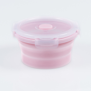Collapsible Silicone Food Storage Containers Silicone Camping Bowl Silicone Lunch Box for Outdoor